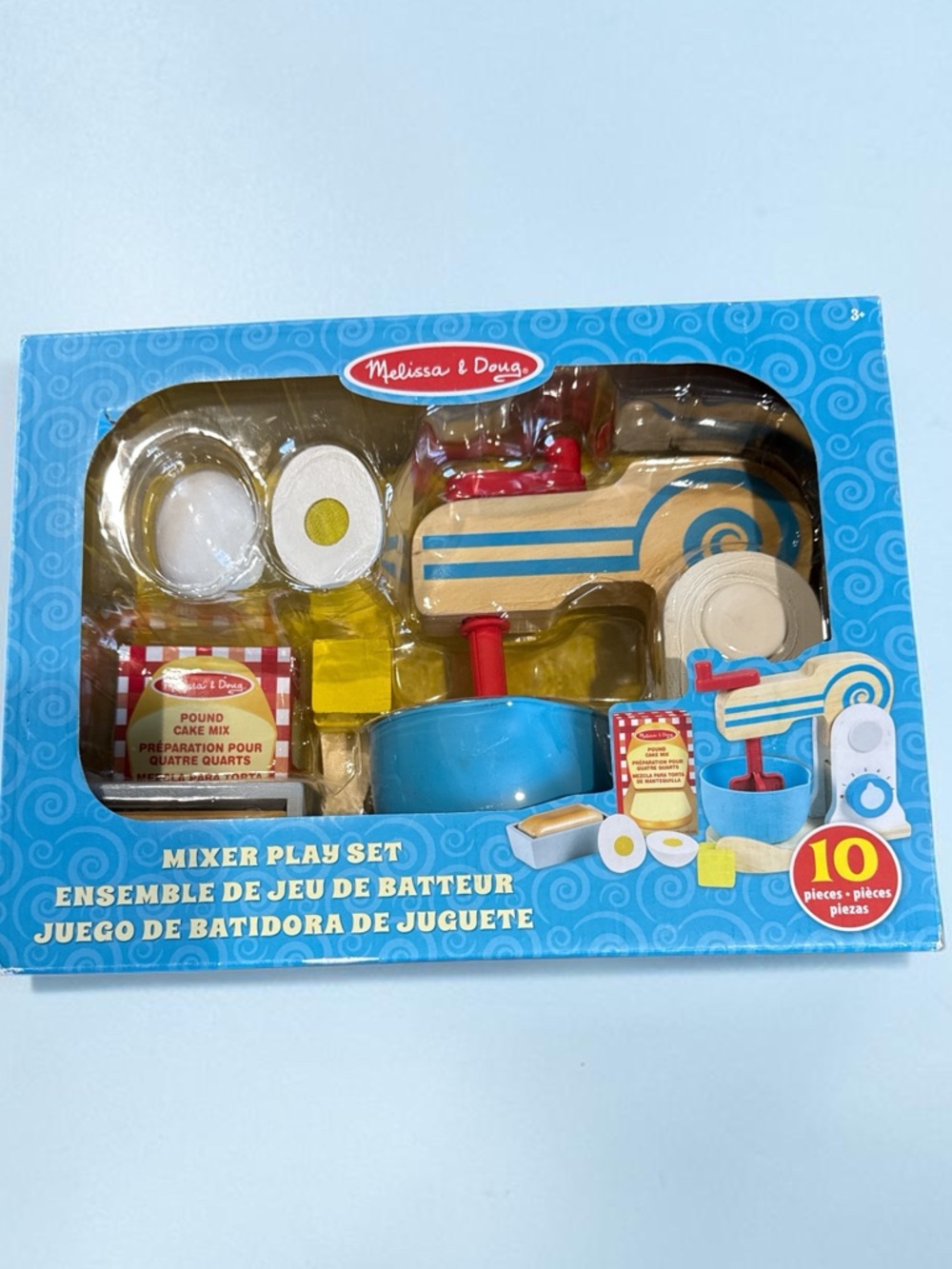 Melissa & Doug Wooden Mixer  Play Set NEW